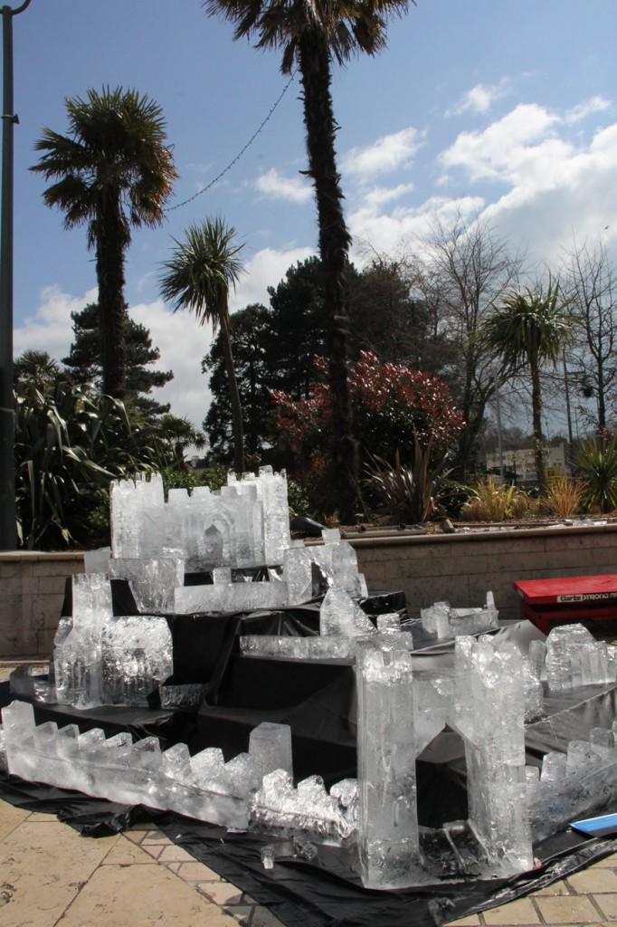 Ice Sculpture in the Sun!