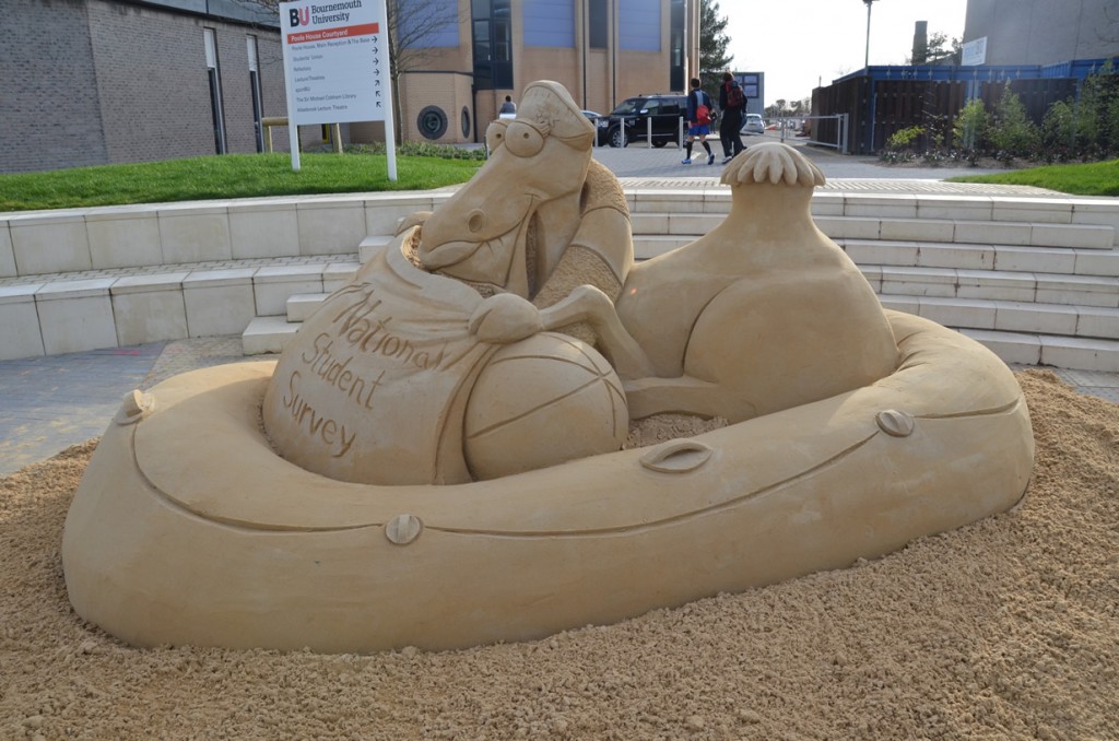 Bournmouth University Sand Sculpture Camel