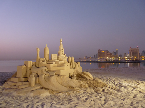 sculpture in Qatar
