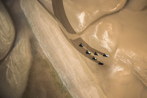 An amazing shot from above. Image courtesy of Land Rover