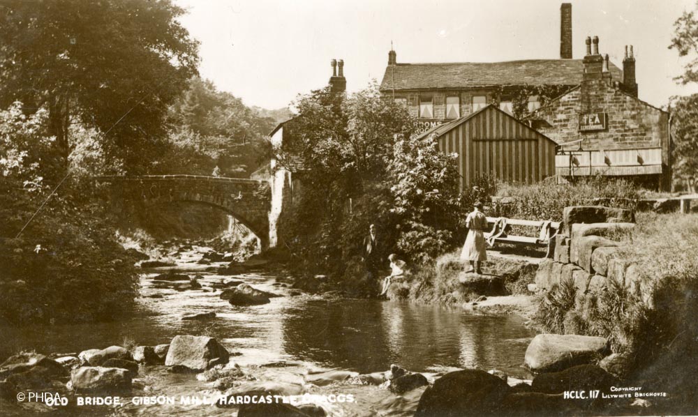 Gibson Mill 100 years ago