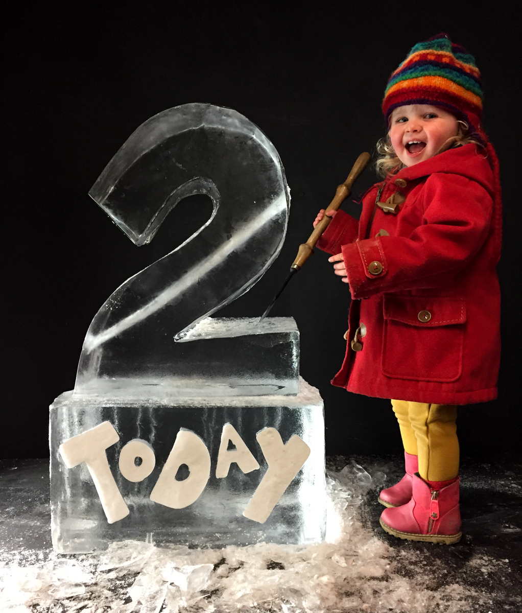 Yorkshire's best ice sculptor turns two!
