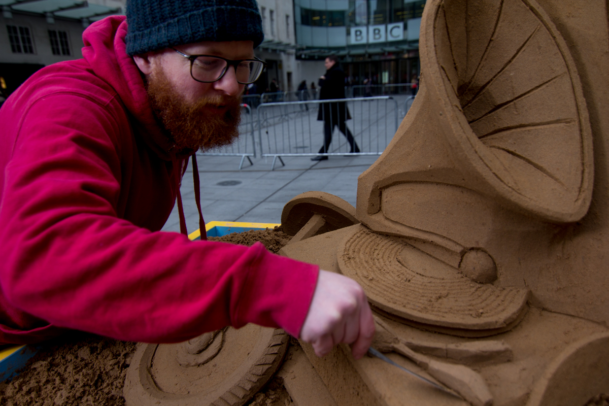 Jamie Wardley, sand sculptor, Sand in Your Eye