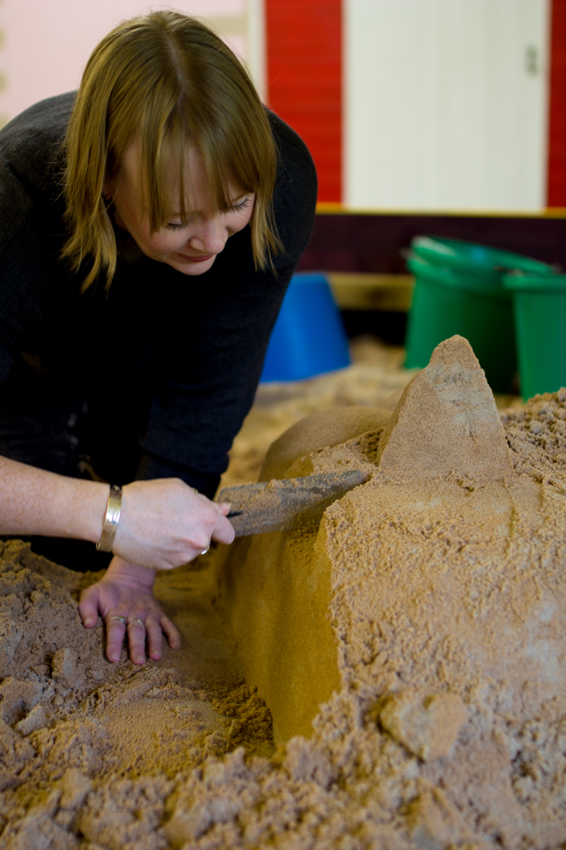 Sand Sculpture course at our studio