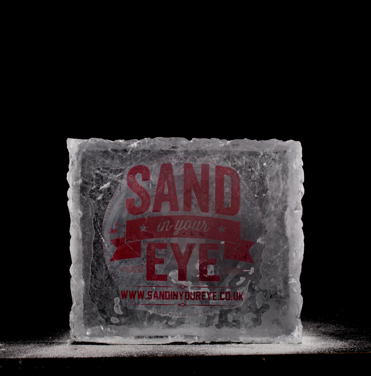 ice sculpture advertising