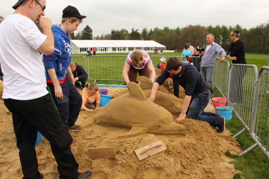 sand sculpture workshops yorkshire UK