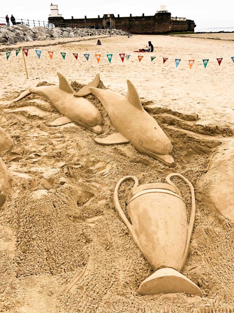 beach sand sculpting